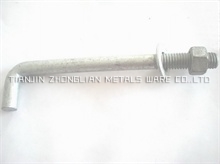 HDG ANCHOR BOLT W/NUTS & WASHER